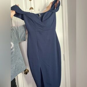 Windsor wedding Guest blue dress